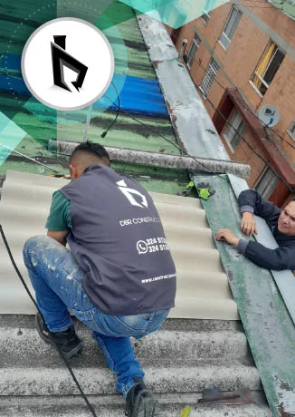 Arreglo de tejas Bogotá — DBR Construcciones